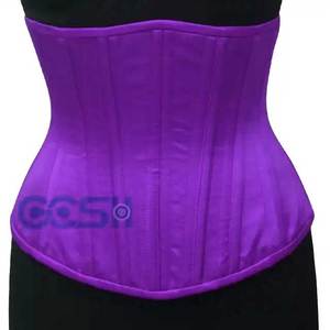 Nouveau design, corset en coton rouge sous le buste, avec armatures en acier, disponible au prix de gros - Product Image 5