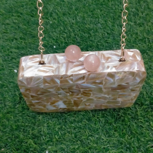 Nuevo diseño Madre de perla Mujer Moda Estilo de playa Bolso de mano/Monedero de mujer Embrague de mujer por RF Crafts - Product Image 3