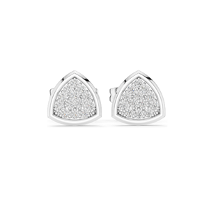 Boucles d'oreilles en diamant de laboratoire 0,156 CT pour femmes, clarté VVS-VS EF, or massif 14 carats plaqué rhodium, certifiées IGI, pour mariage et fiançailles - Product Image 1