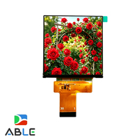 Pantalla LCD TFT Inteligente para el Hogar de 4 Pulgadas Cuadradas 720x720 IPS SPI+RGB de 50 Pines y 300 cd/m2 con Panel Táctil Capacitivo Opcional