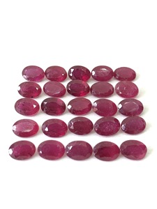 8x10mm Nhà Máy Giá hình bầu dục mặt hồng ngọc tự nhiên đá quý màu đỏ cho Bán Buôn Đồ trang sức sản xuất đá từ trực tuyến mua sắm tốt nhất - Product Image 5