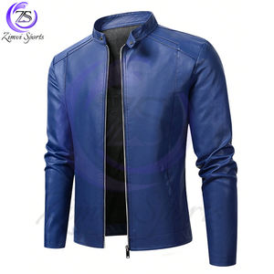 2025 moda clásica Streetwear estilo invierno cálido prendas de vestir exteriores de alta calidad diseño personalizado chaquetas de cuero con cremallera completa duraderas - Product Image 1
