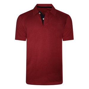 Vente en gros du fabricant 100% pur coton pour polo T-Shirt pour hommes T-shirt à manches courtes en coton à motifs solides - Product Image 1