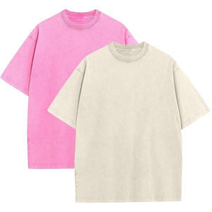 Nouveau T-shirt personnalisé vintage 100% coton tricoté 240g surdimensionné pour homme, imprimé par transfert thermique, anti-plis, streetwear - Product Image 6