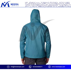 Logo personnalisé Veste de pluie pour hommes avec capuche imperméable pour l'hiver pour les équipes d'aventure Uniformes du personnel Promotion de club - Product Image 4