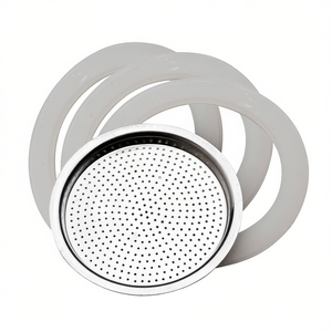 Ensemble de 3 pièces pour cafetière 10 tasses, kit de joints et de filtres 02CF039 RG1 compatible avec les cafetières Moka - Product Image 2