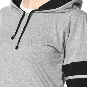 2024 femmes concepteur à la mode vêtements d'extérieur décontractés grande taille à capuche respirant 100% coton solide personnalisable hiver - Product Image 5