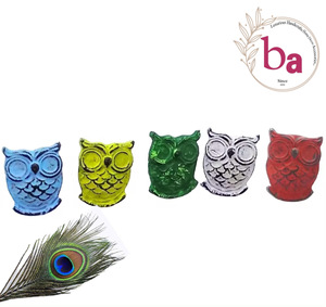 Boutons de couleur hibou en fonte au design moderne Meubles de qualité pour l'exportation pour les armoires de cuisine et de salle de bain pour le salon - Product Image 1
