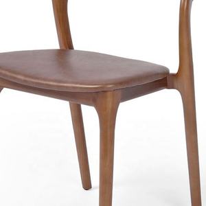 Nordique Simple hôtel Restaurant chaise de salle à manger en <span class=keywords><strong>bois</strong></span> massif chaise en <span class=keywords><strong>bois</strong></span> de frêne dos chaise de couleur noyer - Product Image 6