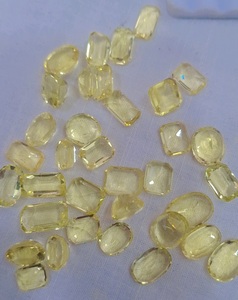 พลอยอะความารีนสีเหลืองสวยงาม ทรงเหลี่ยม สำหรับทำเครื่องประดับ ขายส่งจำนวนมาก - Product Image 3