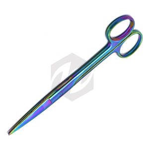 กรรไกรผ่าตัดแบบมาตรฐาน ปลายตรง คม/คมมาก หลายสี ไทเทเนียม สแตนเลส สำหรับแพทย์ - Product Image 3