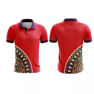 Design personnalisé 100% polyester Impression par sublimation Maillot décontracté pour hommes pour chemises Respirant Séchage rapide OEM - Product Image 3