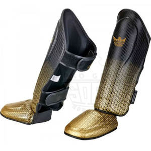 สนับแข้งหนังสำหรับผู้ใหญ่ ราคาดีที่สุด - น้ำหนักเบา ระบายอากาศได้ดี ป้องกันการบาดเจ็บสำหรับการฝึกซ้อม MMA - Product Image 1