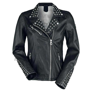 Vestes en cuir pour femmes de haute qualité, vestes d'hiver avec détails boutonnés, design respirant, tailles et couleurs personnalisables - Product Image 2
