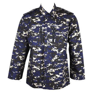 High Quality 2024 Stitch Professional Breathable Men's Customizable Activity Blue Digital <b>Camouflage</b> Tactical Uniform - Product Image 5