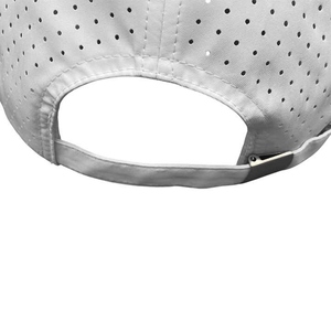 Logo personnalisé d'usine résistant à l'eau trou découpé au laser perforé Gorras Sports Golf Hat Casquettes de baseball avec un style unique - Product Image 3