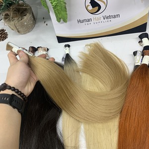 Precio barato Raw Virgin Remy Sin enredos Sedoso Suave Natural Recto Color Salvic Extensiones de cabello humano europeo - Product Image 6