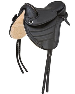 Sillín de equitación infantil al por mayor para pequeños jinetes de cuero mixto 2026 - Product Image 1