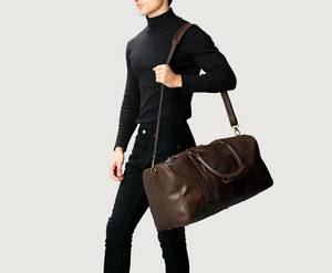 Bolsa de Deporte de Piel Auténtica Impermeable de Lujo para Exteriores, de Alta Calidad, con Cierre de Cremallera Personalizado, Precio Competitivo - Product Image 6