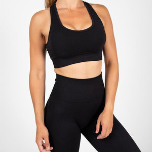 Ropa Deportiva de Pilates de Alta Calidad, Transpirable, para Gimnasio, Fitness, Ropa Deportiva, Conjunto de Yoga con Cintura Media Cruzada - Product Image 2