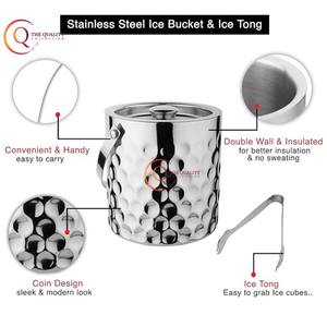 ถังใส่น้ำแข็งทำจากโลหะใช้ตีสำหรับร้านอาหารบาร์เครื่องดื่มที่ถือเครื่องดื่มถังแชมเปญหรูหรา - Product Image 6
