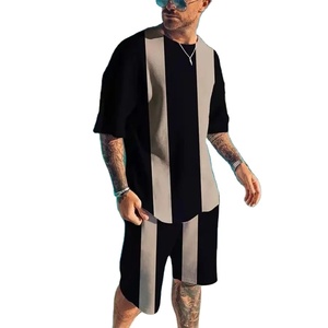 2024 hommes veste survêtement décontracté sport costume hommes ensemble 2023 automne hiver deux pièces ensemble hommes vêtements de sport Plus pantalon costume - Product Image 1