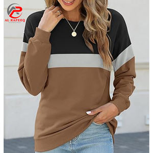 Sudaderas de lana extragrandes de diseño personalizado para mujer, nuevo estilo informal con logotipo frontal para invierno - Product Image 4