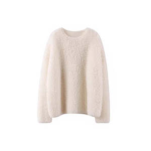 Suéter de Mohair de Punto Personalizado, Suéter Peludo para Mujer, Suéter al por Mayor para Mujer - Product Image 5