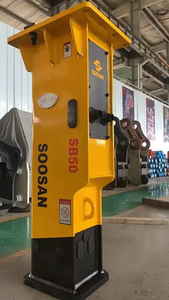 Martillo hidráulico SOOSAN-Modelo SB 50 tipo caja adecuado para miniexcavadoras retroexcavadoras y minicargadoras para excavar. - Product Image 5