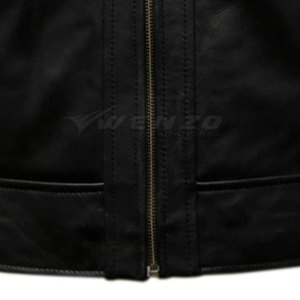 New Arrival High Quality Coated Leather Motorbike <b>Jacket</b> for Men with Front Logo Windproof & Waterproof Low MOQ - Product Image 6