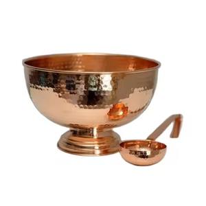 Ensemble de bols de service en métal au fini élégant pour les salles à manger modernes - Product Image 2