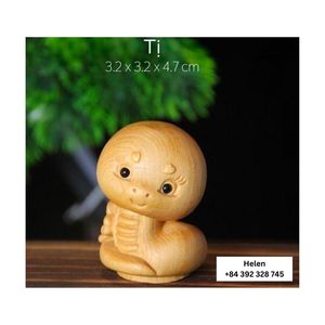 Adornos en forma de animales de madera, artículos con formas de animales al por mayor para la decoración del hogar hechos de madera de alta calidad, decoración de madera de Venta barata - Product Image 6