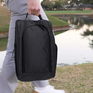 .Easy to Carry Golf <b>Shoe</b> Storage <b>Bag</b> with Mesh Air Vents for Outdoor Footwear - Product Image 4