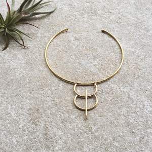 Gargantilla de latón hecha a mano de alta calidad para conjuntos de joyas étnicas para pedidos al por mayor - Product Image 4