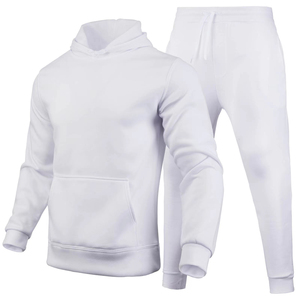 Unisex <b>Hoodie</b> and Sweatpants Trendy Customized Men Sweatsuit Breathable Quick Dry 2 Piece Men <b>Workout</b> Tracksuit OEM Service - Product Image 4