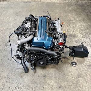 Moteur à essence turbo 2JZ GTE à vendre, bloc long complet testé, import JDM, faible kilométrage, garantie, prêt à être expédié dans le monde entier - Product Image 3