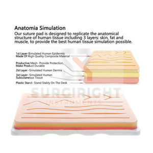 Kit de entrenamiento quirúrgico para estudiantes médicos Kit de instrumentos de sutura quirúrgica POR Surgiright Instruments - Product Image 6