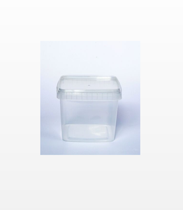 PP Plastic Square Box Transparent Ice Cream Container and Food Packaging 470ml 720ml High Quality and Custom in Vietnam