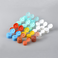 20/410 24/410 28mm En Plastique Flip Top Caps Shampooing Gel Douche Désinfectant Pour Les Mains Lotion Bouteilles Cap PP Couvercles Fermetures