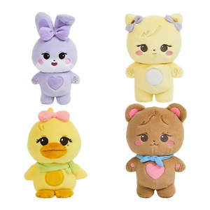 ตุ๊กตาสัตว์นุ่มนิ่มสไตล์เคป๊อป มินยอง รูปกระต่ายและหมี พร้อมกระเป๋าและพวงกุญแจ สามารถปรับแต่งได้ตามแบบ ODM น่ารักเหมาะสำหรับเทศกาลอีสเตอร์ บรรจุใยฝ้าย PP - Product Image 1