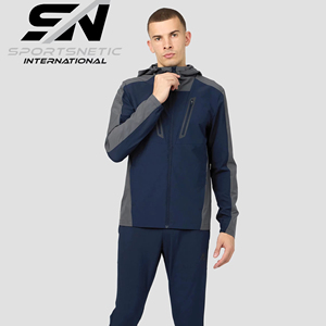 Chándal Deportivo Ligero de Nailon 100% Transpirable, de Producción en Fábrica, Talla Personalizada, Ajuste Atlético para Hombre, con Cordón Funcional y Bolsillos Completos - Product Image 1