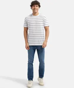 T-shirt à col rond à la demande avec tissu respirant pour l'impression de la marque et l'utilisation promotionnelle Remise disponible en vrac - Product Image 1