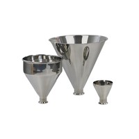 Acier inoxydable 316L de qualité sanitaire certifié Inox Italia, trémie cosmétique de qualité alimentaire, garantie de 3 ans