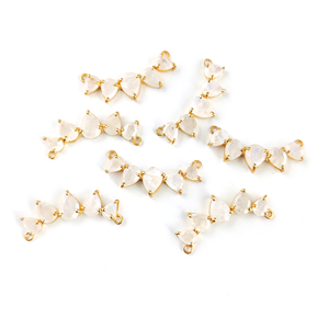 Rainbow <b>Moonstone</b> Pedant 925 Sterling Silver Pear Shape <b>Pendant</b> with Prong Set Gold Vermeil Rhodium Plated Third Party Certified - Product Image 2