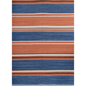 Alfombra Rectangular de Lana con Rayas Azules Indusbar, 9x12, Jacquard, para Sala de Estar, Pasillo, Entrada, para Adolescentes - SDWL-443 - Product Image 3