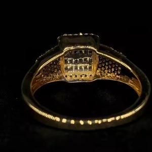 Good Quality Lab Grown Star Design Diamond Ring with Round and Baguette Cut Hip Hop Rapper Ring for Men and Women Wear - Product Image 3