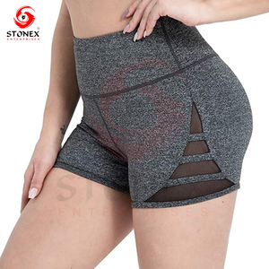 Taille haute femmes sport Fitness Shorts Yoga Sport Shorts femmes Fitness extensible séchage rapide - Product Image 1