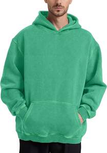 เสื้อกันหนาวมีฮู้ดผ้าฟลีซสำหรับผู้ชายเสื้อกันหนาวผ้าฝ้ายแบบสวมหัวโอเวอร์ไซส์วางไหล่เลือกได้สไตล์สตรีทสวมใส่ให้ความอบอุ่น - Product Image 5