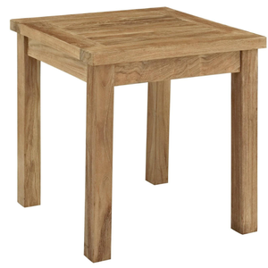 Conjunto de sofás de jardín de madera de teca con diseño minimalista para decoración del hogar y hoteles de Indonesia - Product Image 3