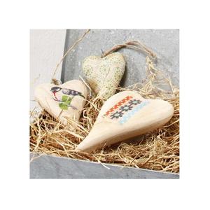 Suministros de madera para decoración del hogar, piezas de madera con forma de corazón, tamaño personalizado y uso colgante para decoración interior - Product Image 1